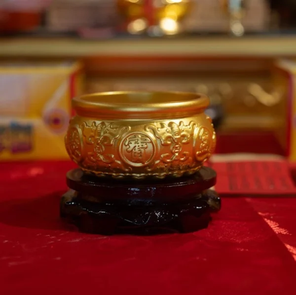 【朝熹宮出品】黃銅聚寶盆